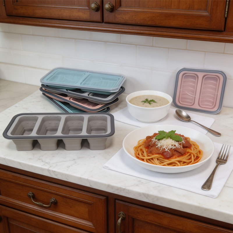 Meal Prep Container - Cetakan Es Batu Besar - Wadah