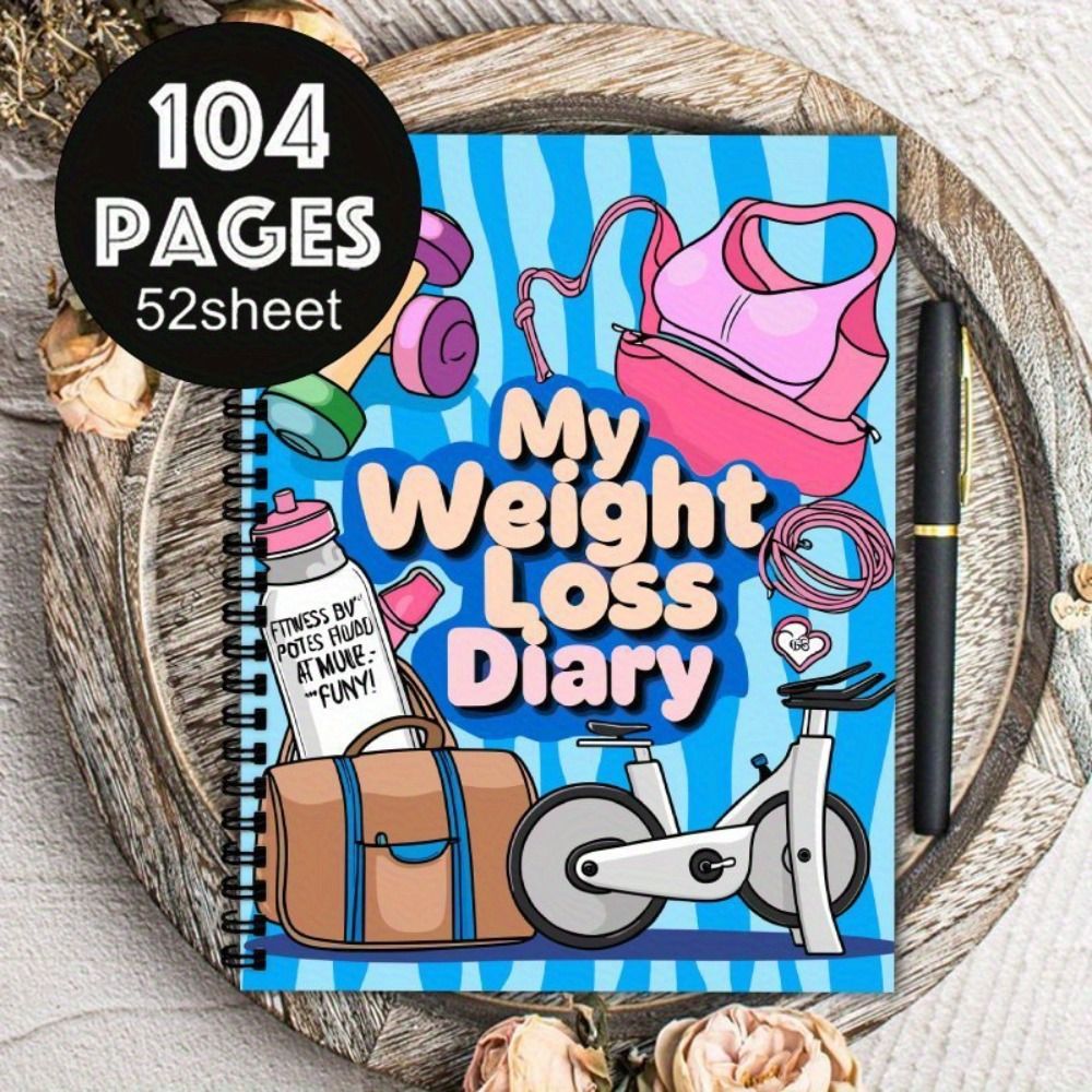 Meal Plan Notepad - Buku Rencana Penurunan Berat Badan Pelacak