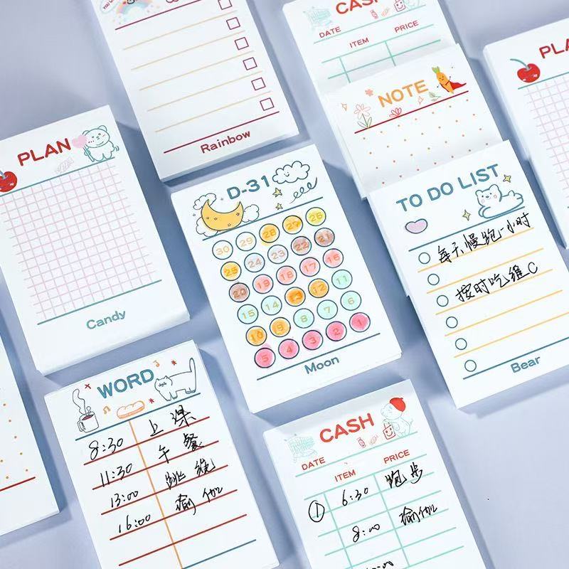 Meal Plan Notepad - Buku Catatan Tempel Kawai Supplies, Buku
