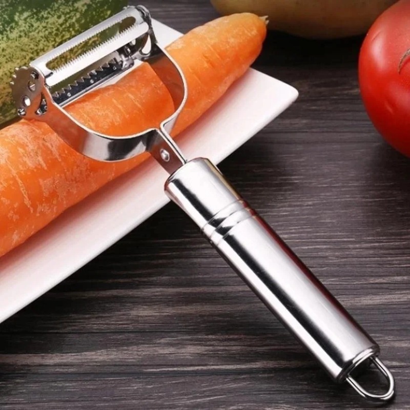 Meal Prep Keto - Pengupas Julienne Baja Tahan Karat Parutan