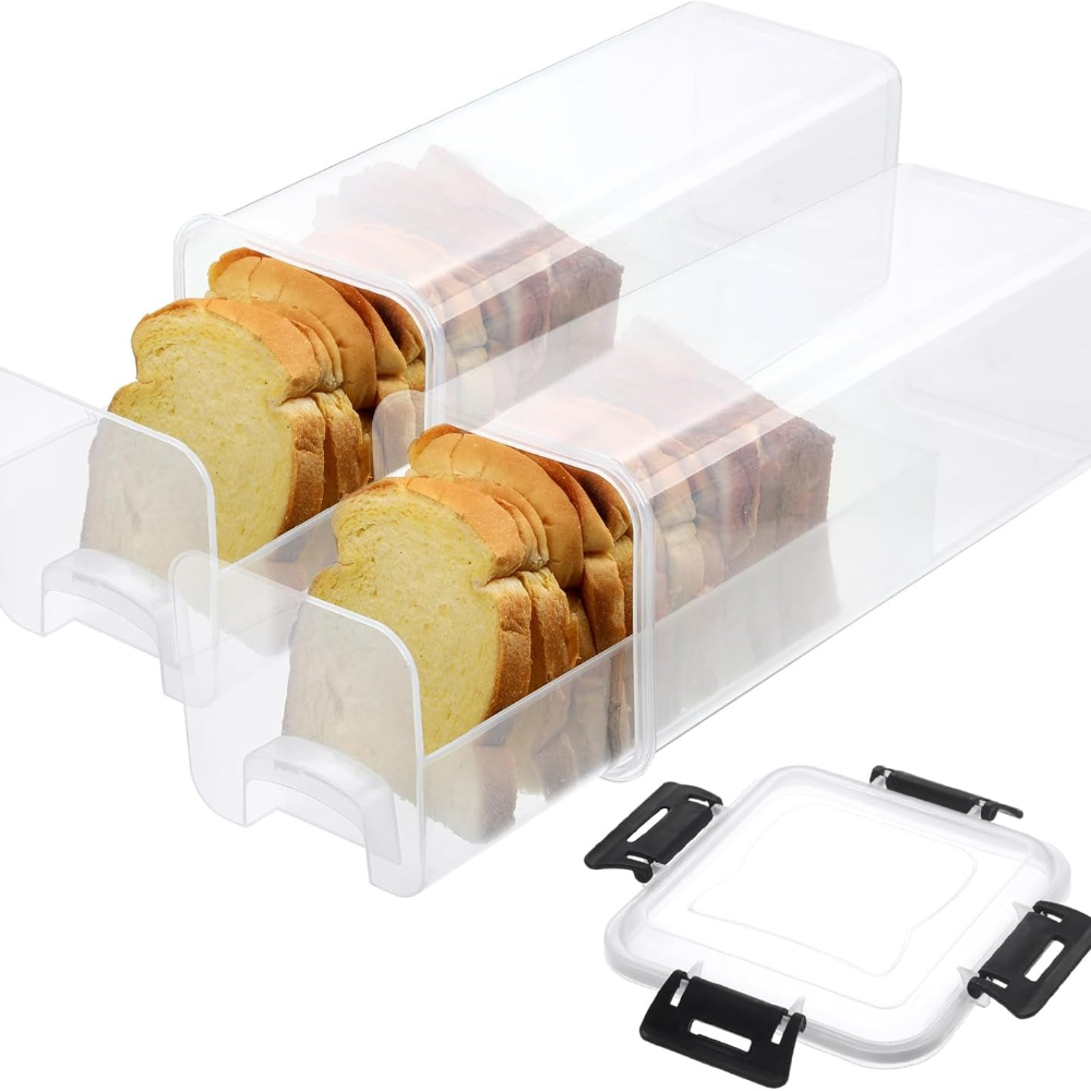 Meal Prep Container - Wadah Penyimpanan Roti 4 Liter, Kotak