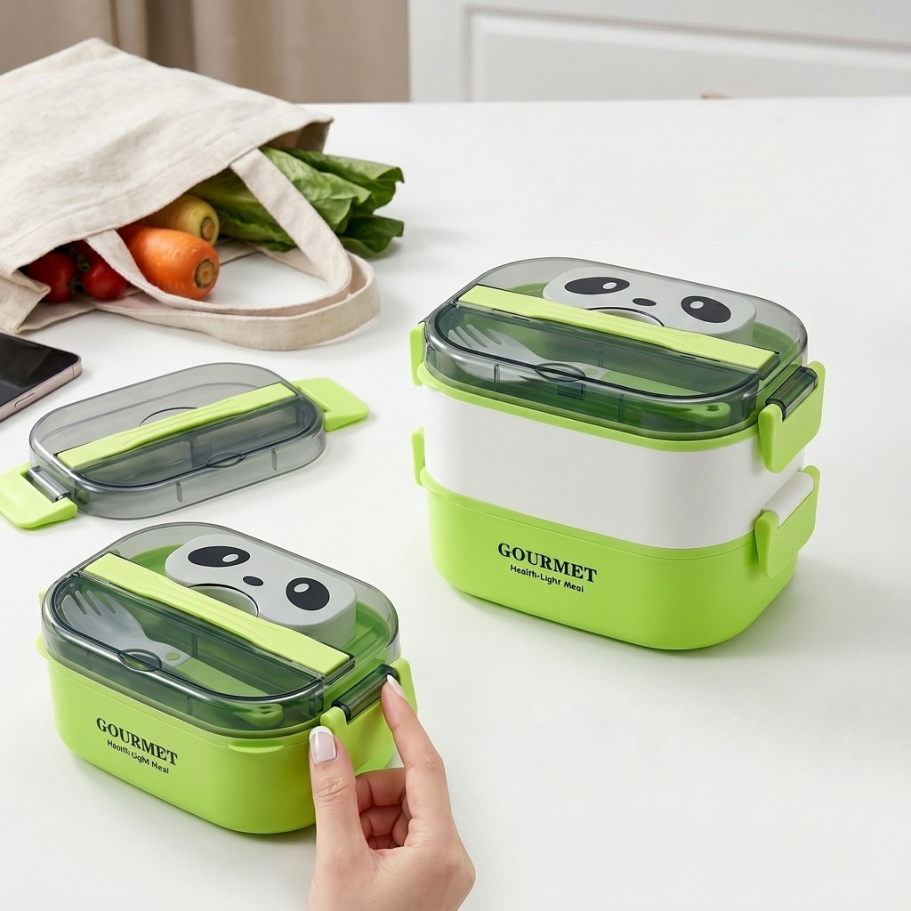 Meal Prep Or Prep Meal - Kotak Makan Siang Bento Plastik Panda