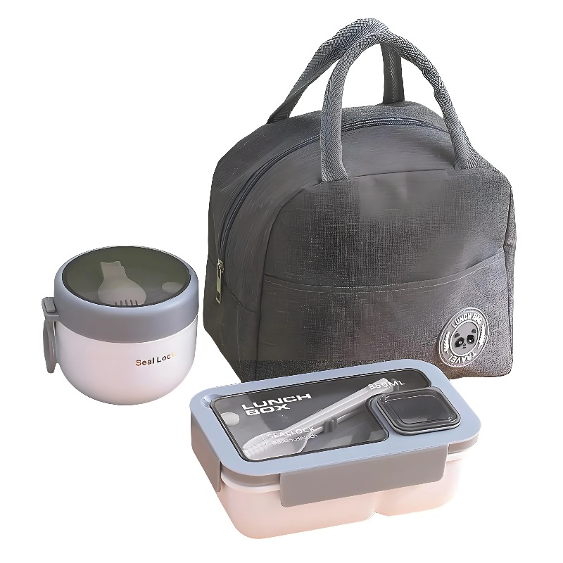 Meal Prep Kit - Set Wadah Makan Siang Anti Bocor