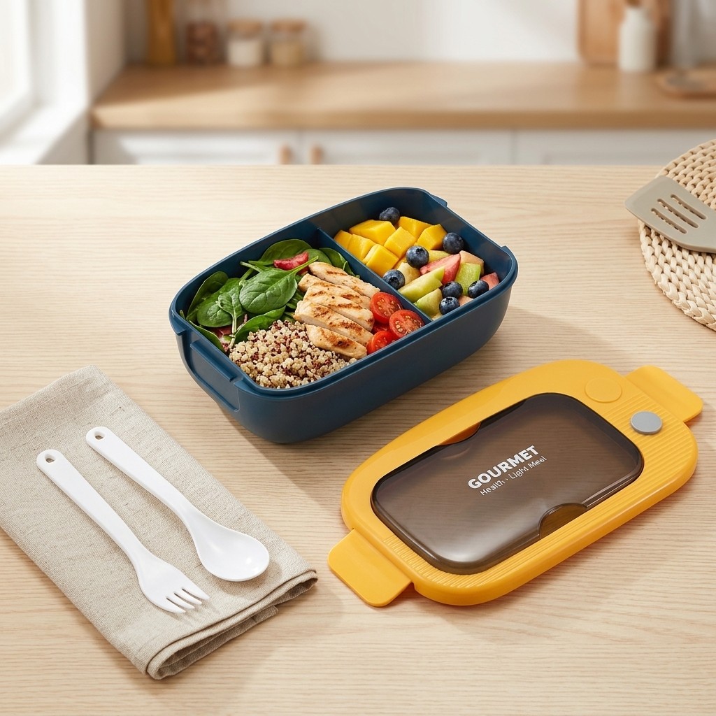 Meal Prep Or Prep Meal - Kotak Makan Siang Bento Plastik 2