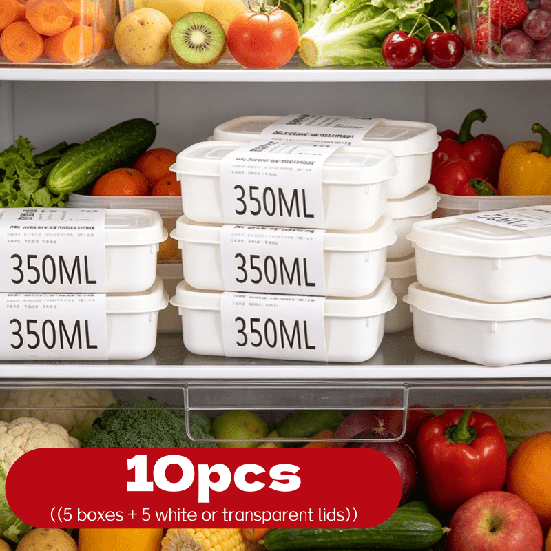Meal Prep Container - 10 Buah Set Kotak Penyimpanan Makanan
