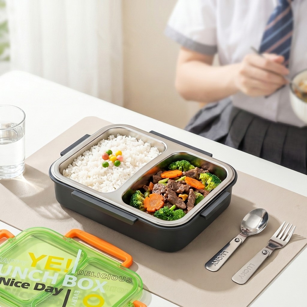 Meal Prep Or Prep Meal - Kotak Makan Bento Stainless Steel 304