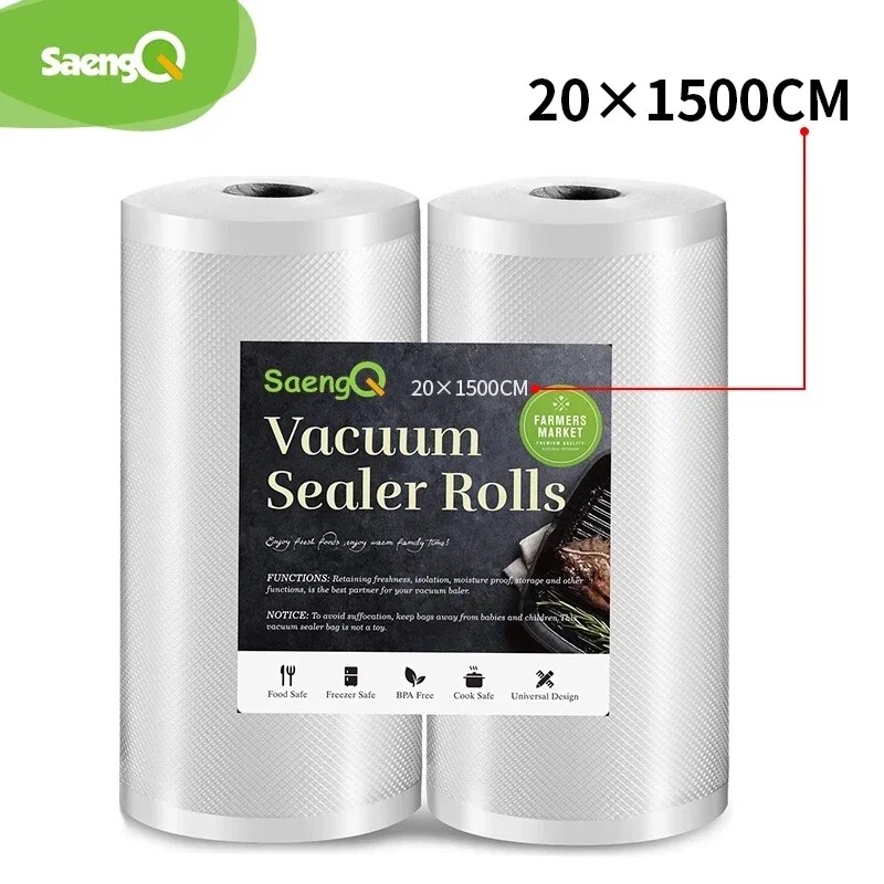 Meal Prep Vacuum Seal Containers - SaengQ tas penyegel vakum makanan dapur,