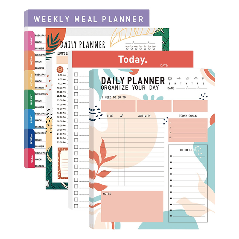Meal Plan Notepad - Buku catatan perencana harian magnetik, buku
