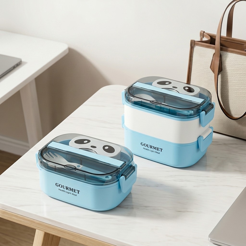 Meal Prep Or Prep Meal - Kotak Bento Plastik untuk Microwave, Anak-anak
