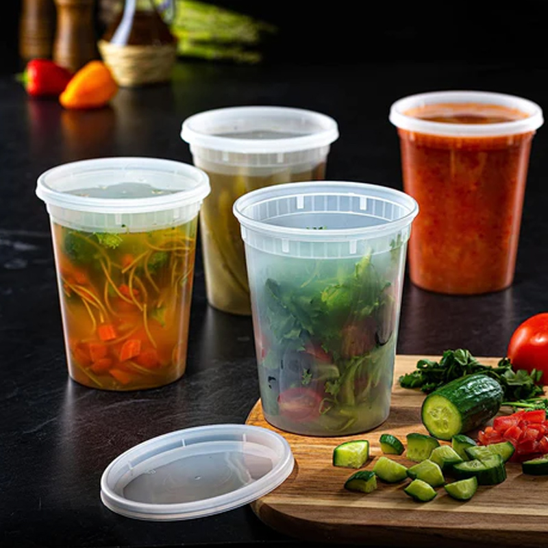 Meal Prep Container - Wadah penyimpanan makanan dengan tutup, wadah
