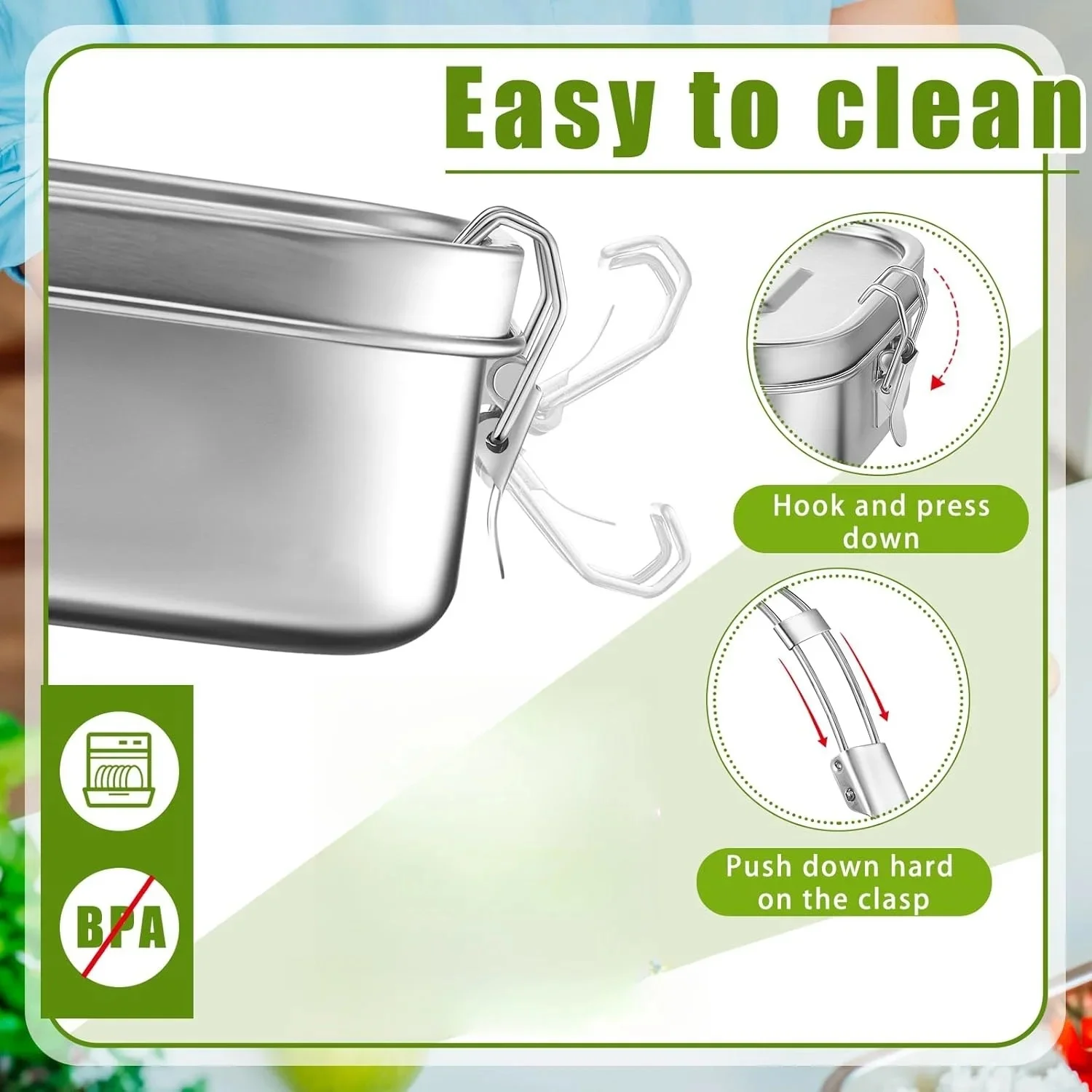 Kotak Makan Siang Baja Tahan K - Meal Prep Container ulasan dan harga
