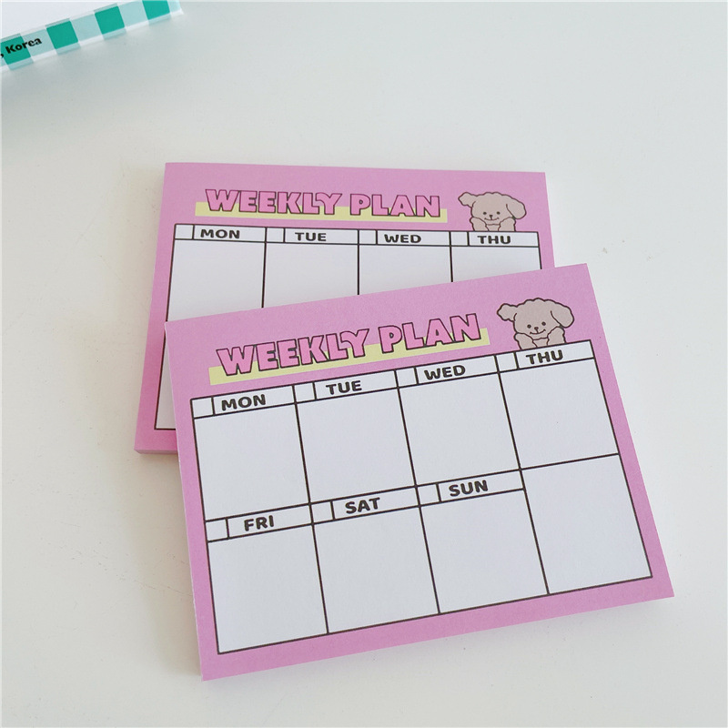 Buku Catatan Rencana Mingguan  - Meal Plan Notepad ulasan dan harga