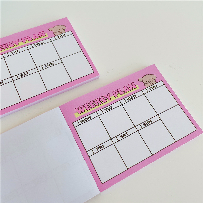 Buku Catatan Rencana Mingguan  - Meal Plan Notepad ulasan dan harga