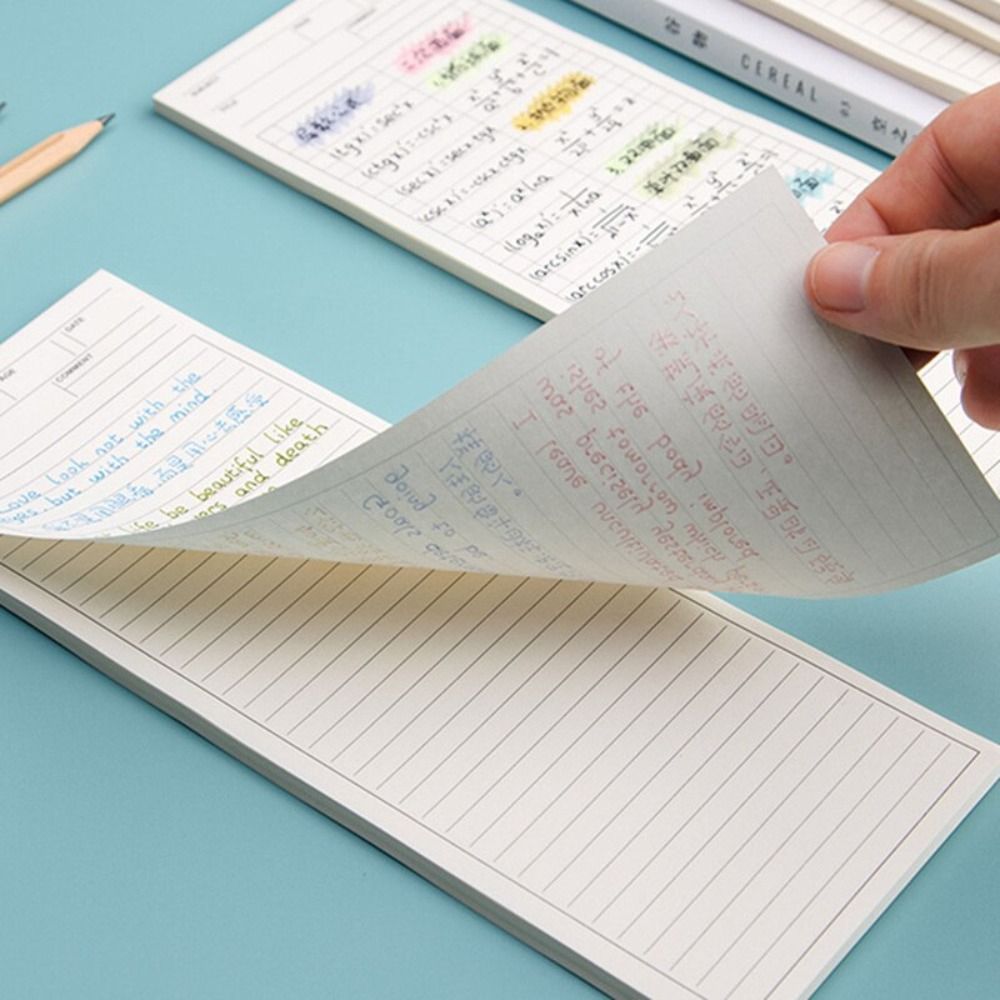 Buku catatan panjang anti leng - Meal Plan Notepad ulasan dan harga