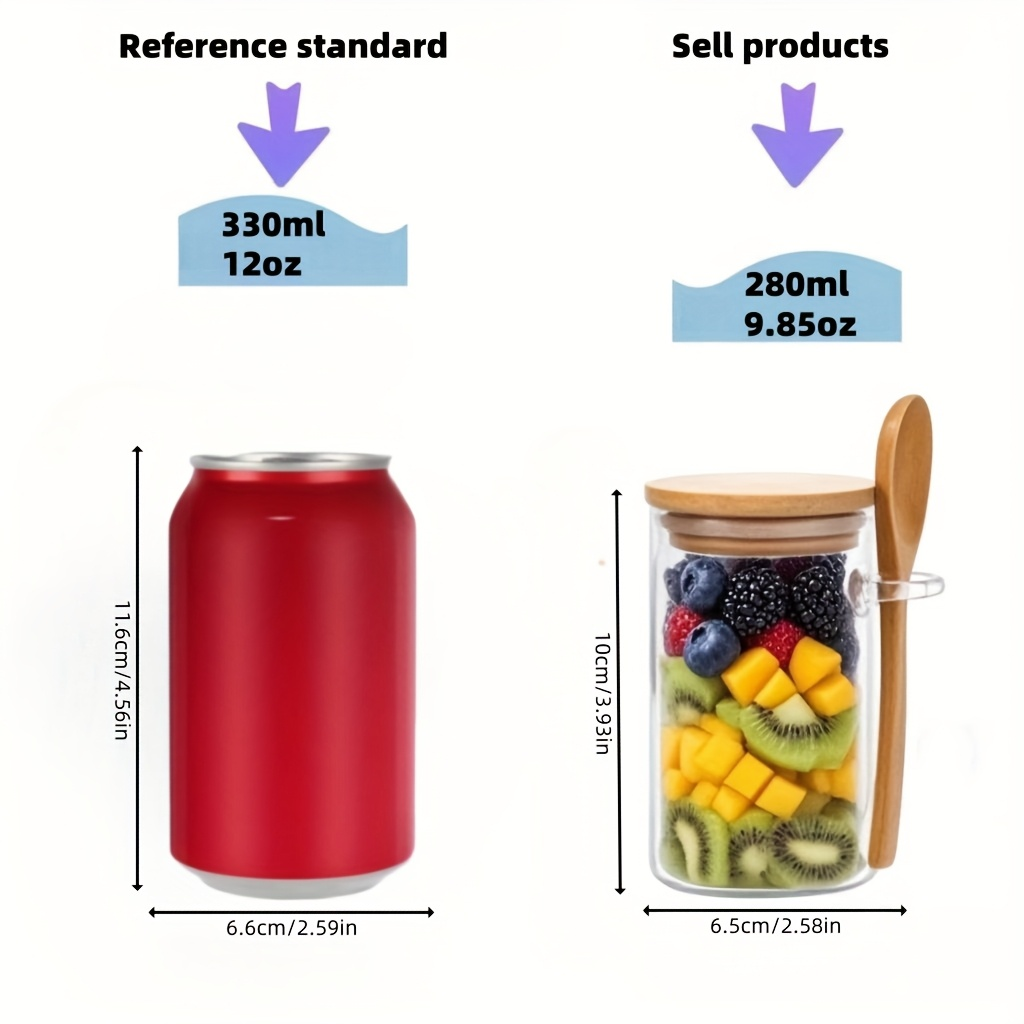 4/8/12 Buah, Cangkir Sarapan O - Meal Prep Oatmeal ulasan dan harga