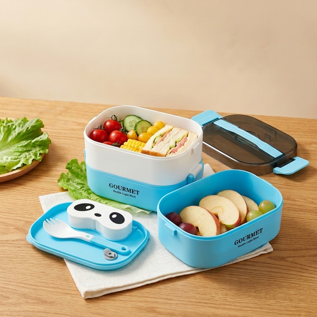 Kotak Makan Siang Bento Microw - Meal Prep Or Prep Meal ulasan dan harga