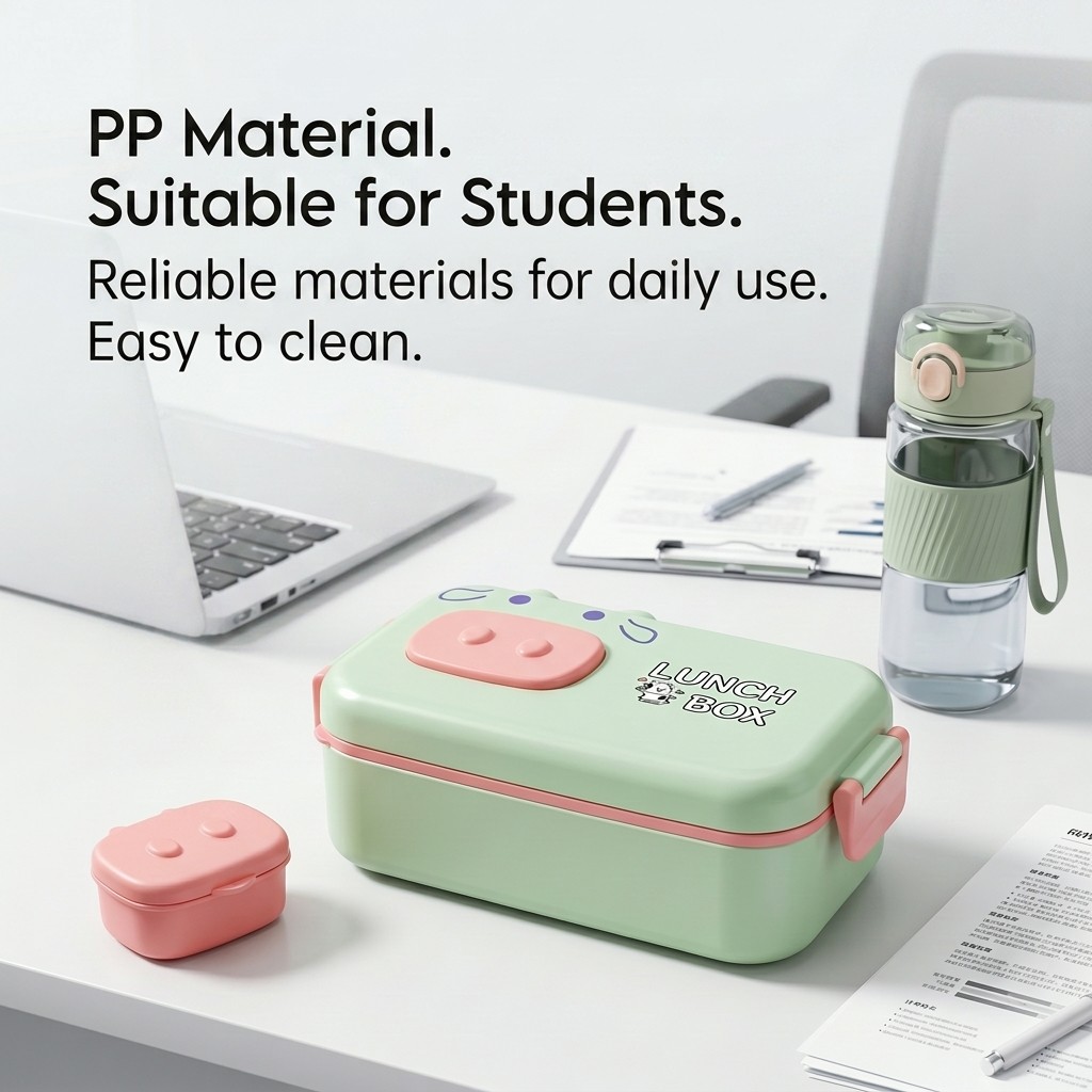 Kotak Bento Plastik Kawaii unt - Meal Prep Or Prep Meal ulasan dan harga
