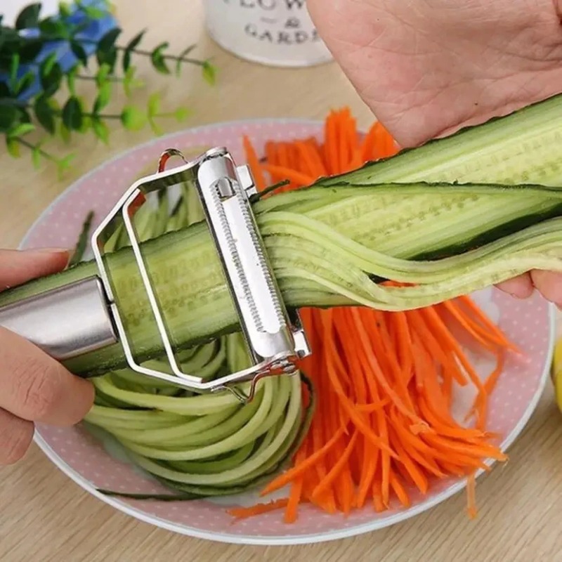 Pengupas Julienne Baja Tahan K - Meal Prep Keto ulasan dan harga
