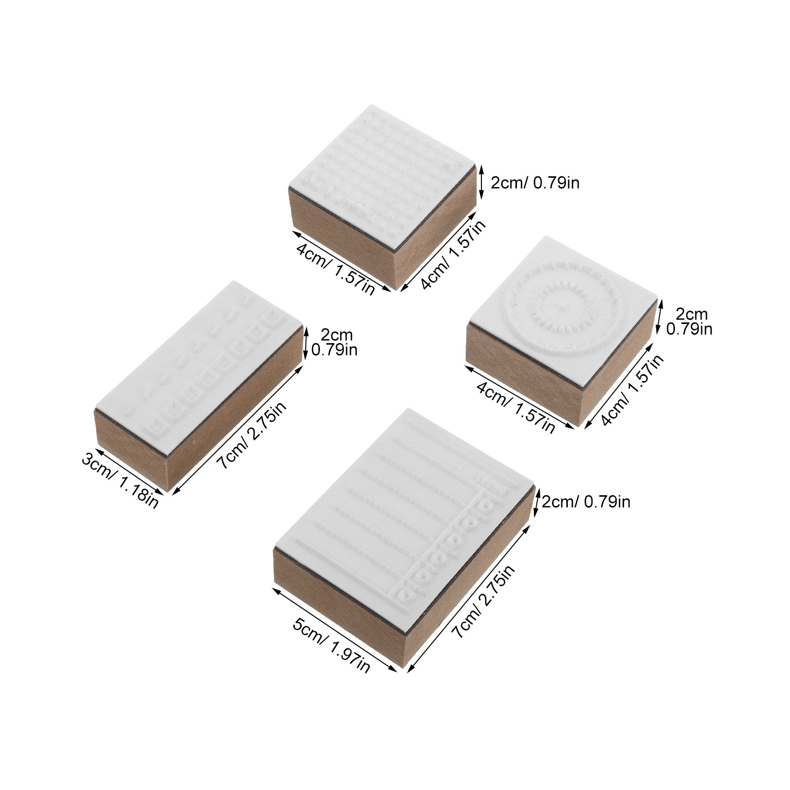 1Set Kit Stempel Kayu Desain R - Meal Prep Kit ulasan dan harga