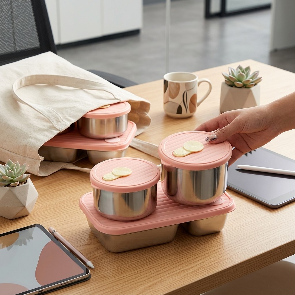 Kotak Makan Siang Anti Karat 3 - Meal Prep Container ulasan dan harga