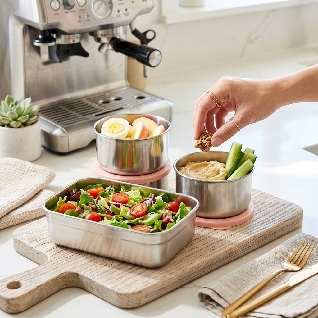 Kotak Makan Siang Anti Karat 3 - Meal Prep Container ulasan dan harga