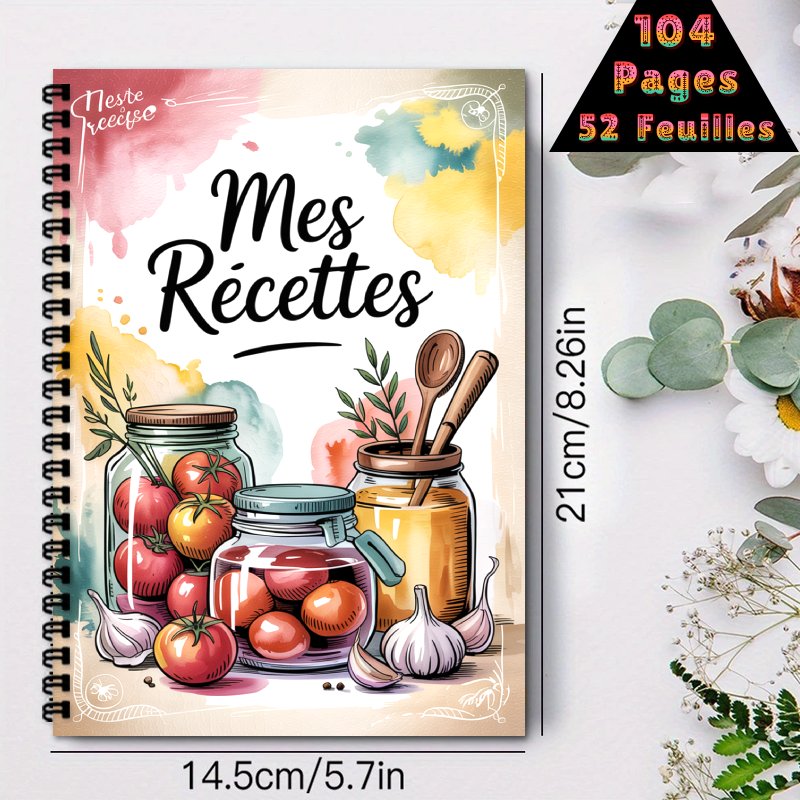 Buku Resep Khusus Prancis A5,  - Meal Plan Notepad ulasan dan harga