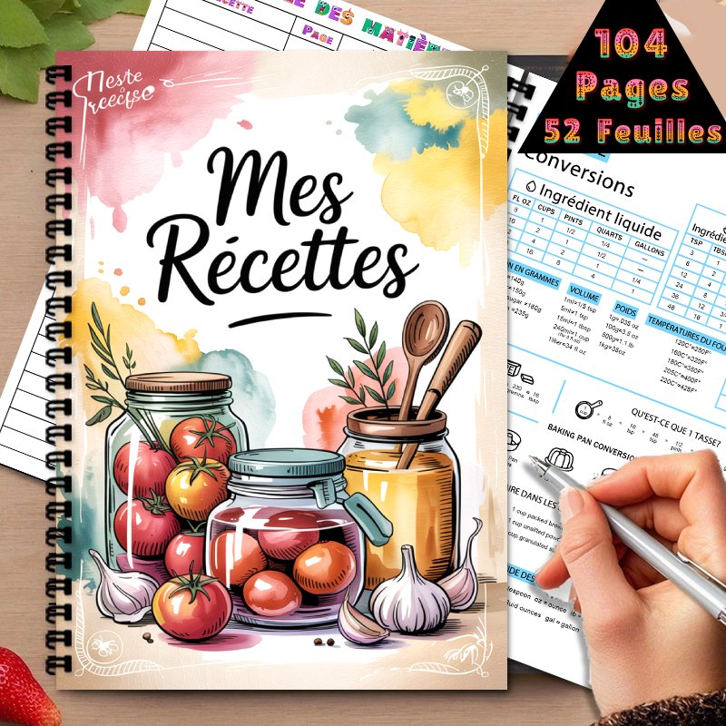 Buku Resep Khusus Prancis A5,  - Meal Plan Notepad ulasan dan harga