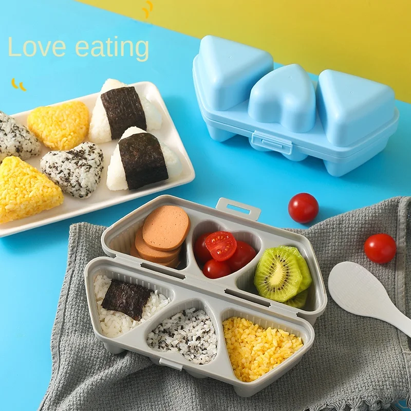 Alat Beras Sushi Cinta Segitig - Meal Prep With Rice ulasan dan harga