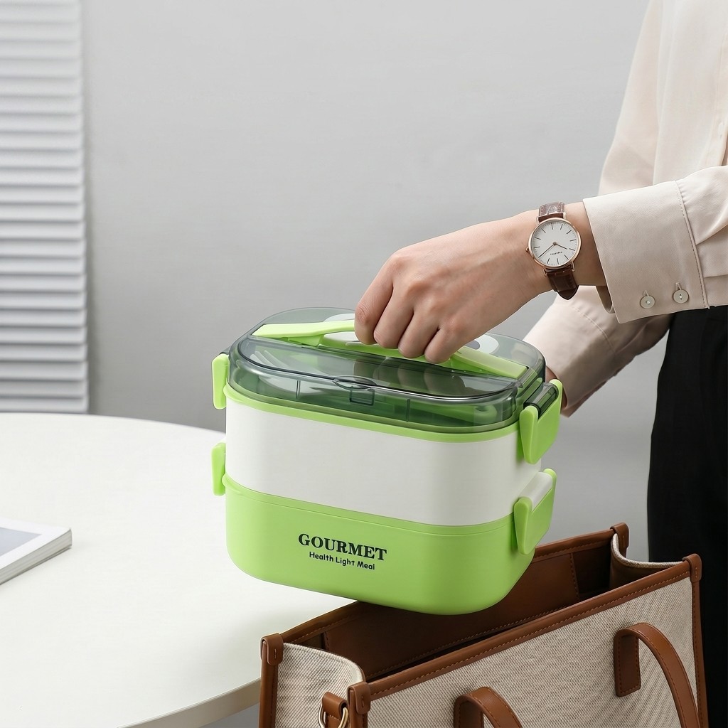 Kotak Makan Siang Bento Plasti - Meal Prep Or Prep Meal ulasan dan harga