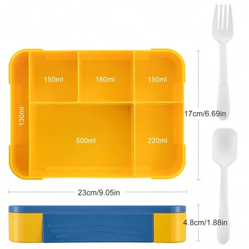 Kotak Makan Bento 1330ML untuk - Meal Prep Or Prep Meal ulasan dan harga