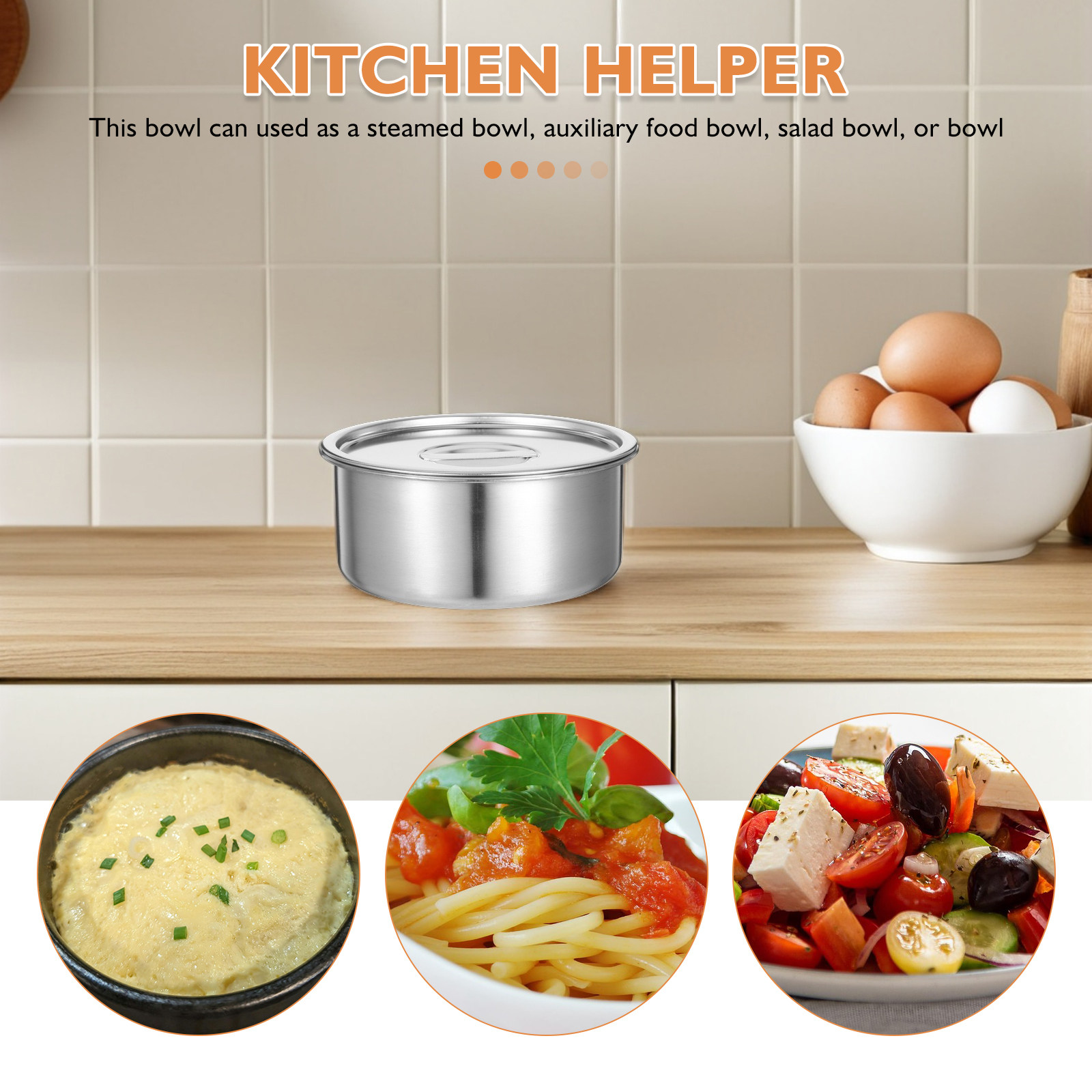 Mangkuk Telur Kukus Stainless  - Meal Prep Container ulasan dan harga