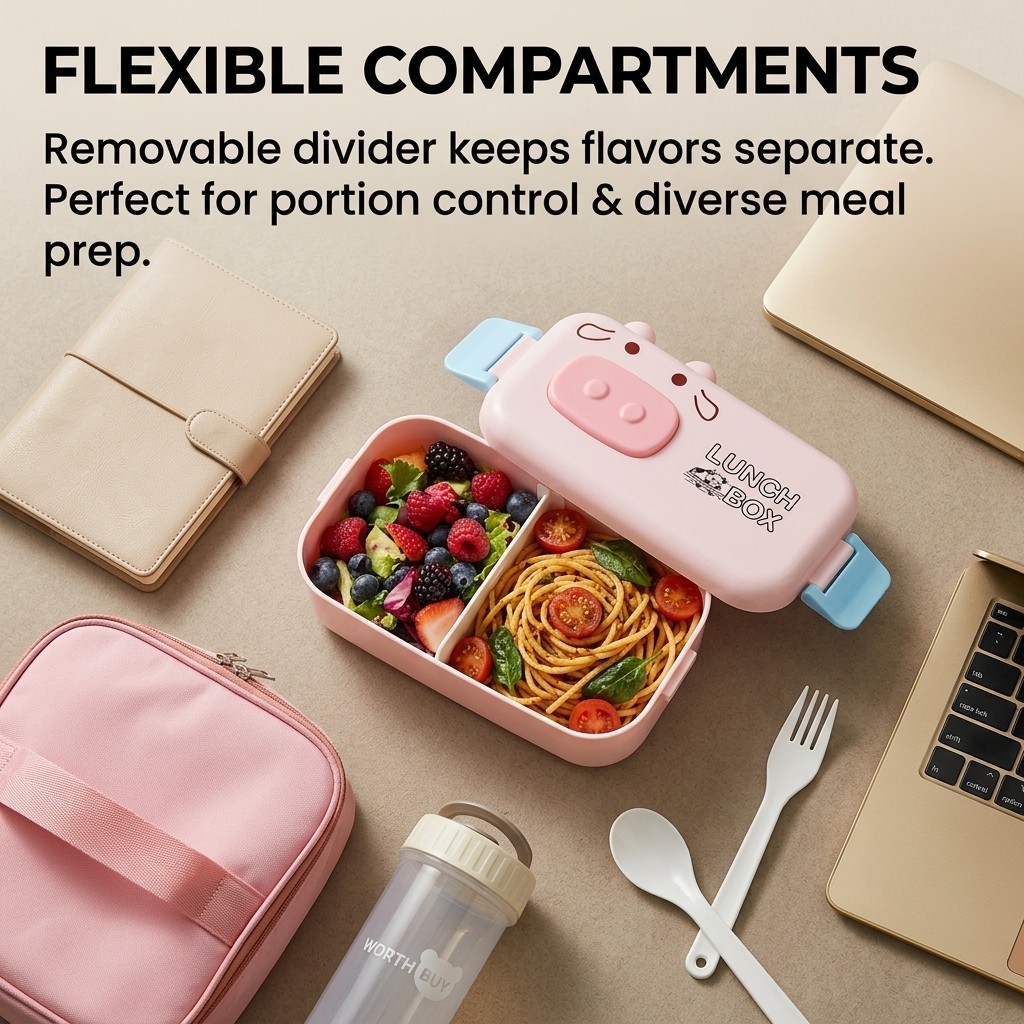Kotak Makan Bento Anak Plastik - Meal Prep Or Prep Meal ulasan dan harga