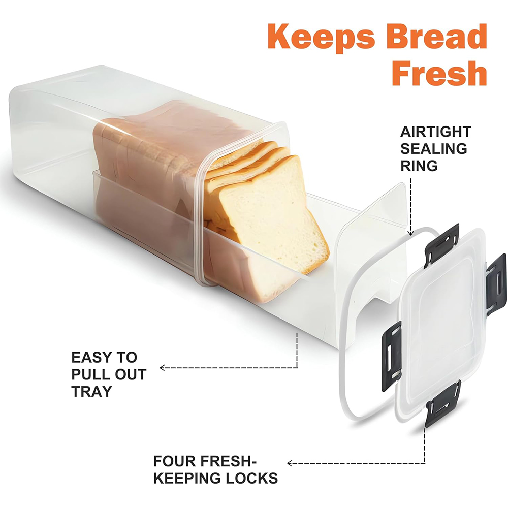 Wadah Penyimpanan Roti dengan  - Meal Prep Container ulasan dan harga