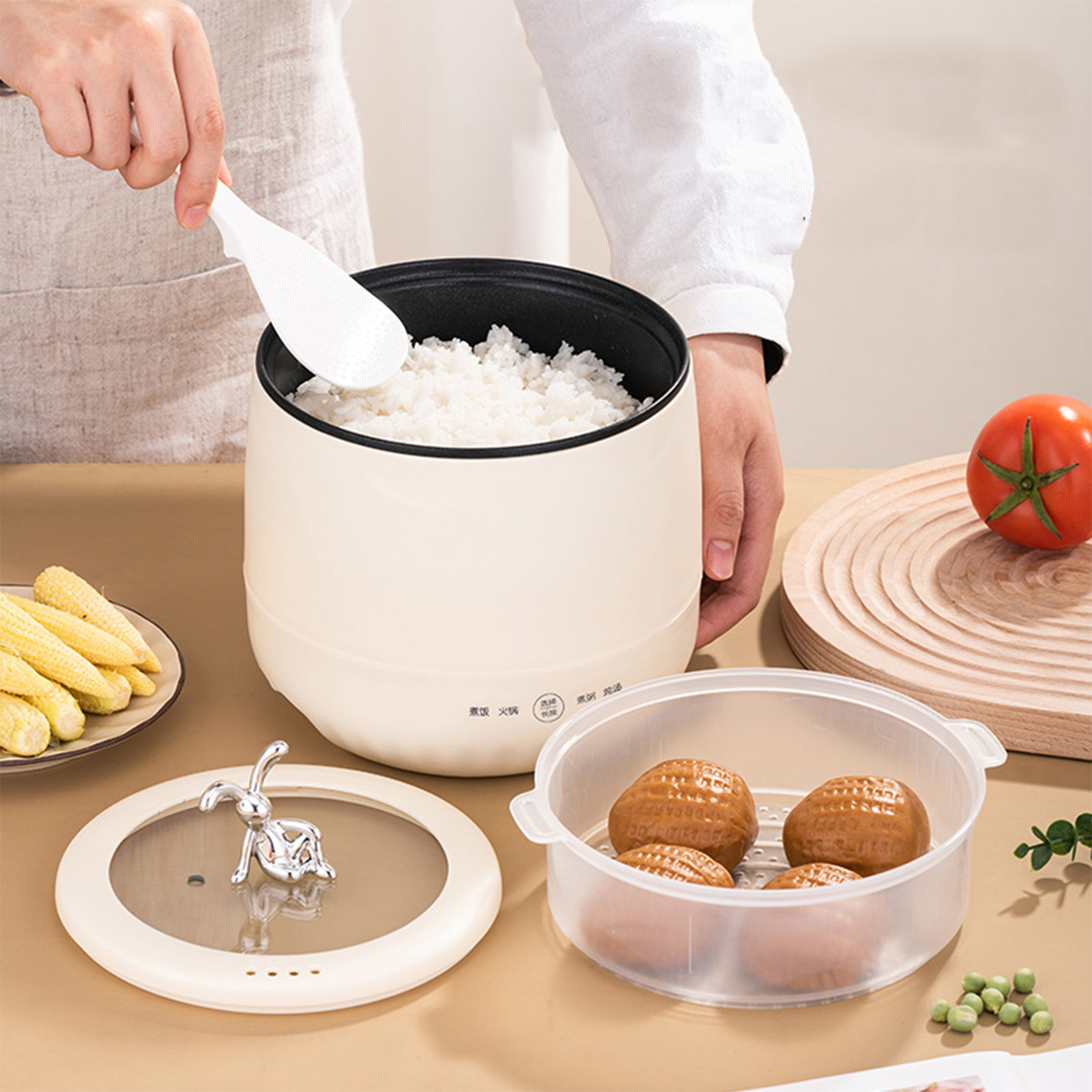 Penanak Nasi Mini Listrik Pint - Meal Prep With Rice ulasan dan harga