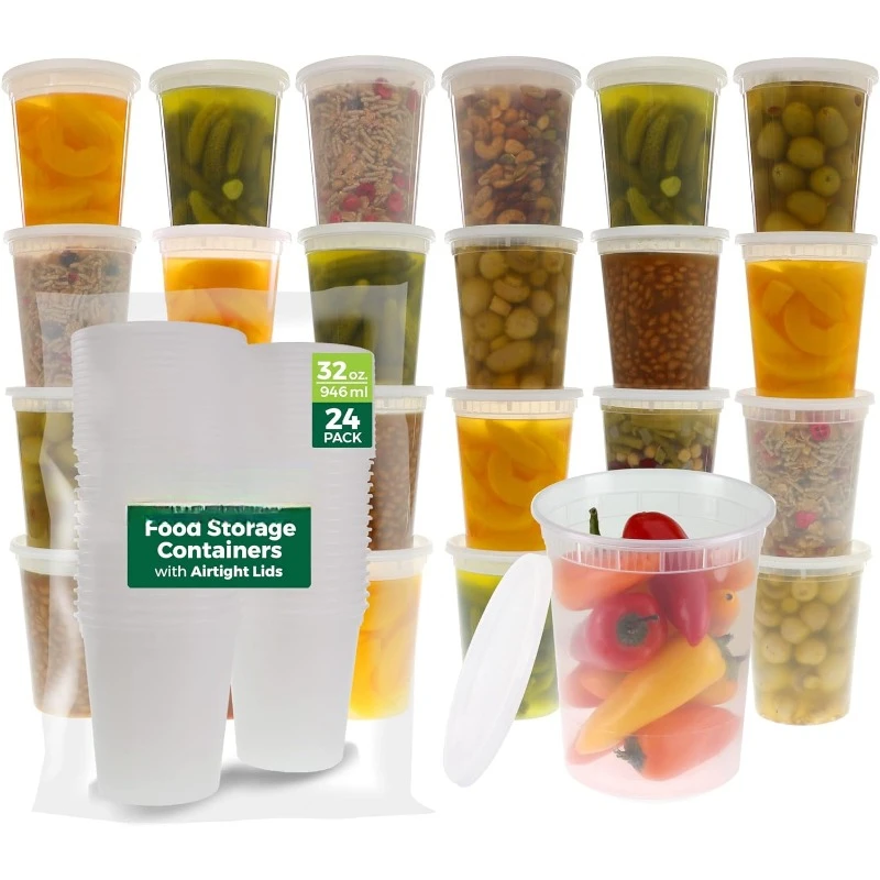 Wadah Deli plastik 8oz-32 Oz d - Meal Prep Container ulasan dan harga