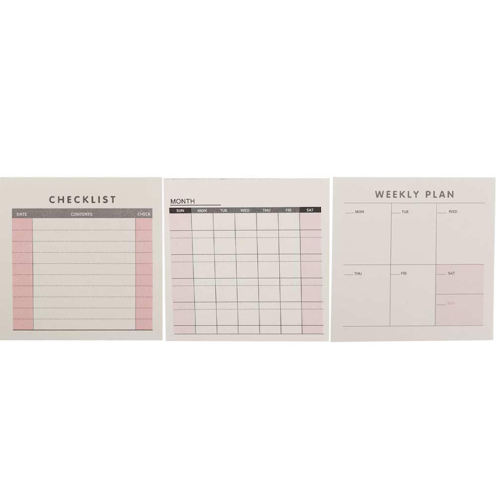 60 Lembar Perlengkapan Sekolah - Meal Plan Notepad ulasan dan harga