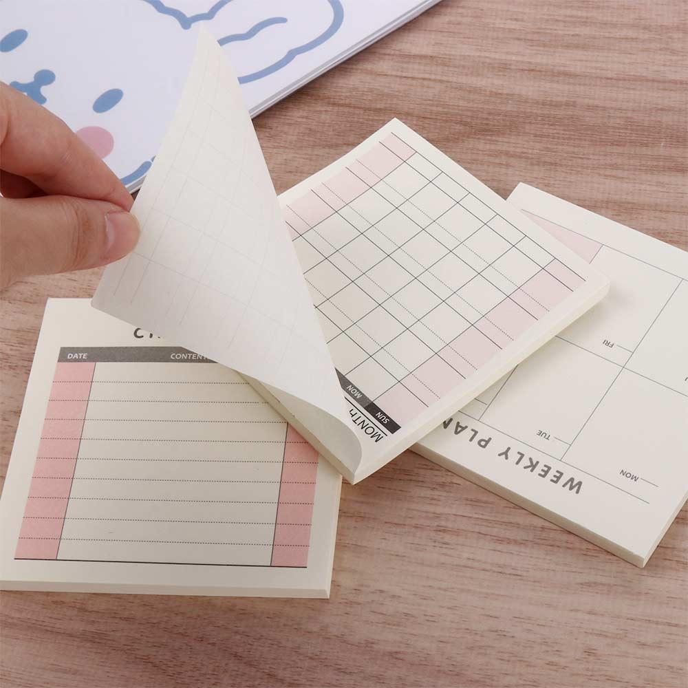 60 Lembar Perlengkapan Sekolah - Meal Plan Notepad ulasan dan harga
