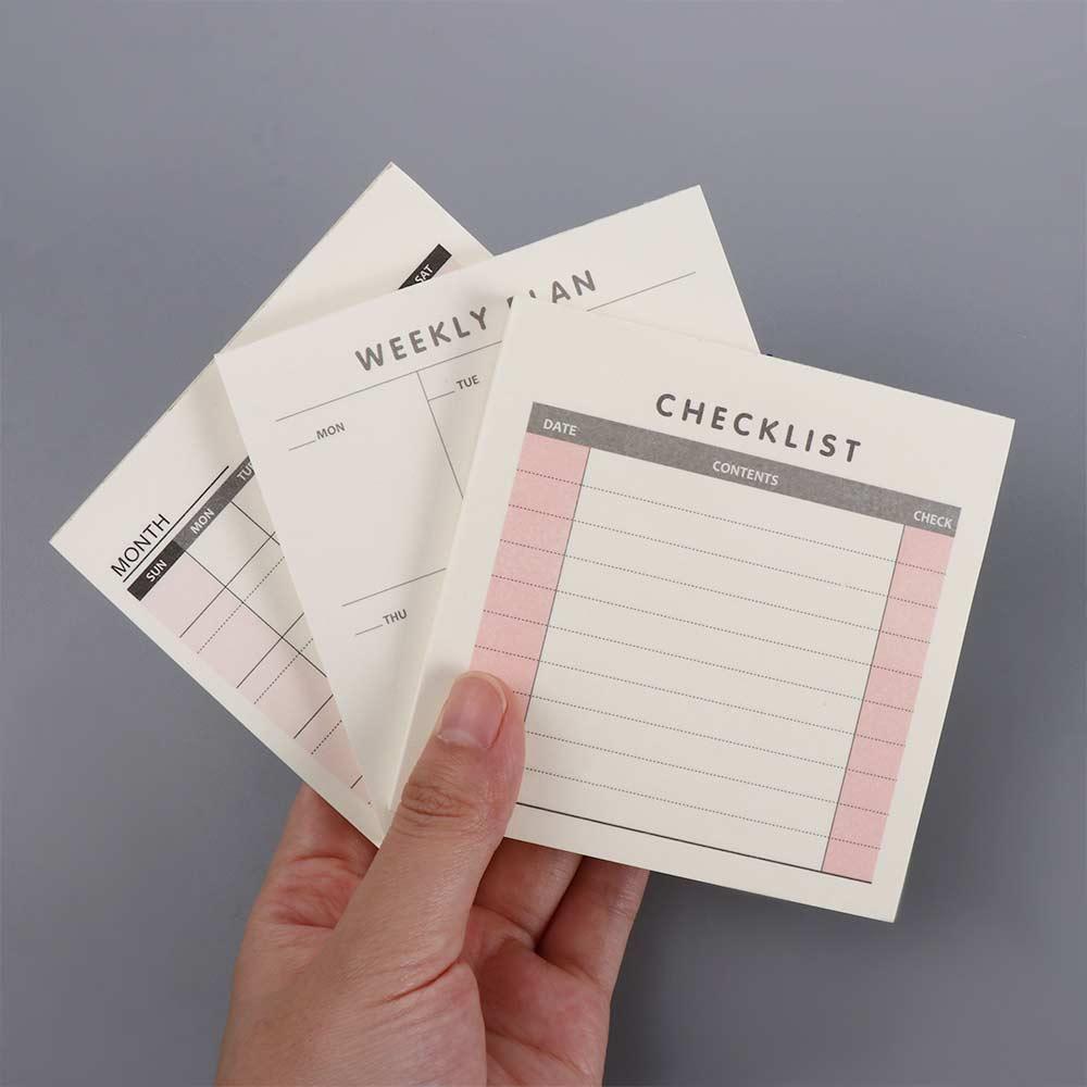 60 Lembar Perlengkapan Sekolah - Meal Plan Notepad ulasan dan harga