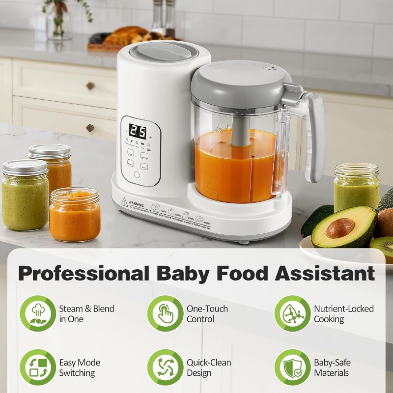 Pembuat Makanan Bayi Steamer B - Meal Prep Youtube ulasan dan harga