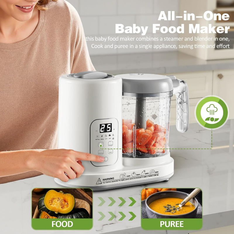 Pembuat Makanan Bayi Steamer B - Meal Prep Youtube ulasan dan harga