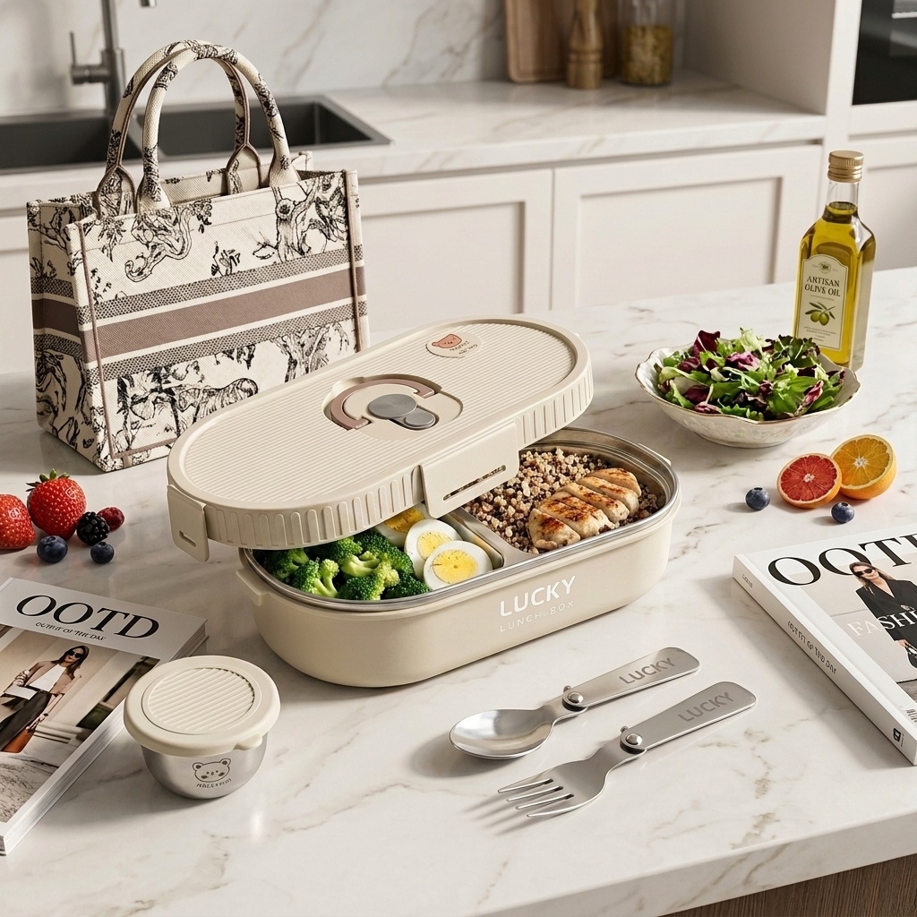 Kotak Makan Bento dari Baja Ta - Meal Prep Or Prep Meal ulasan dan harga