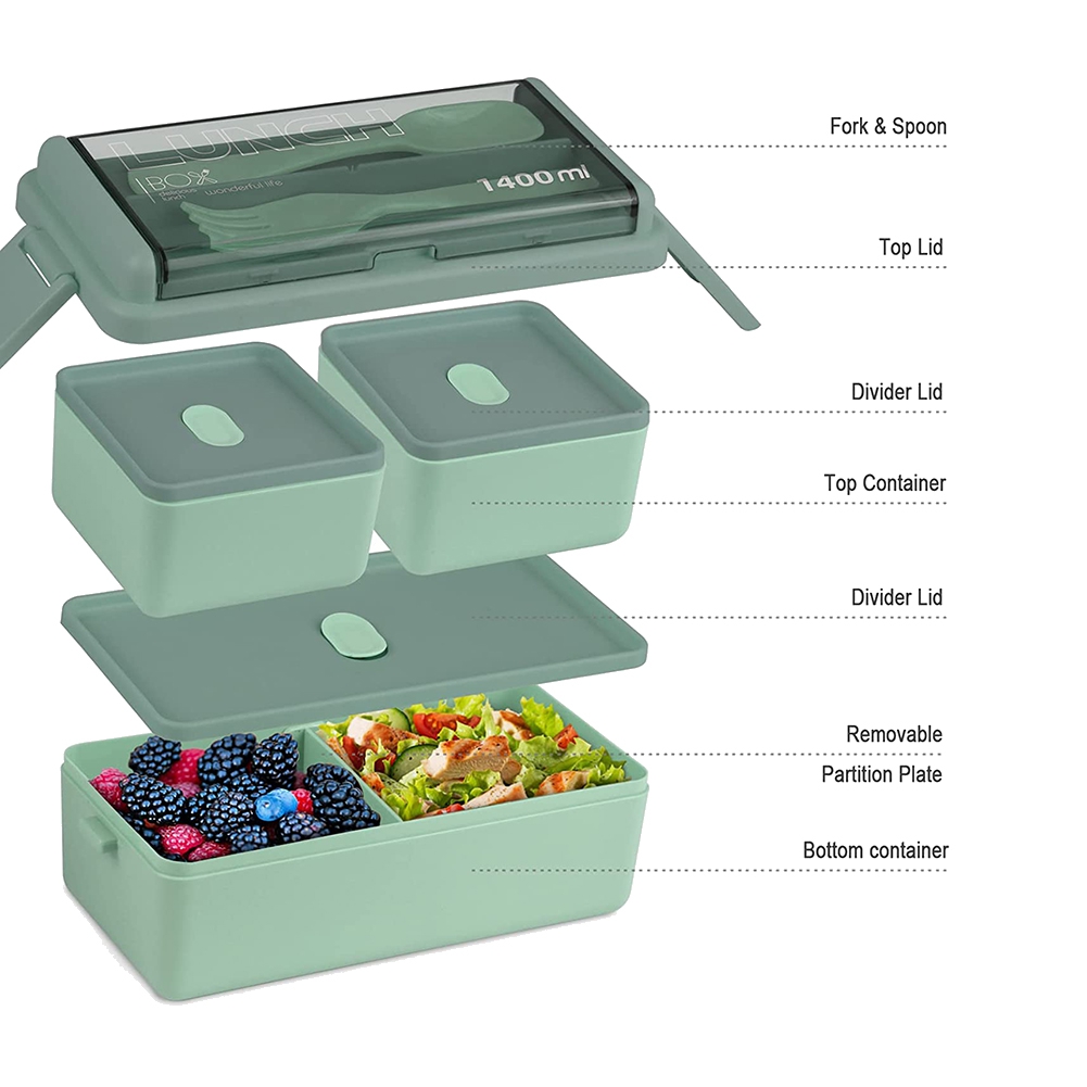 ABFW Bento Box Kit, Kotak Maka - Meal Prep Kit ulasan dan harga