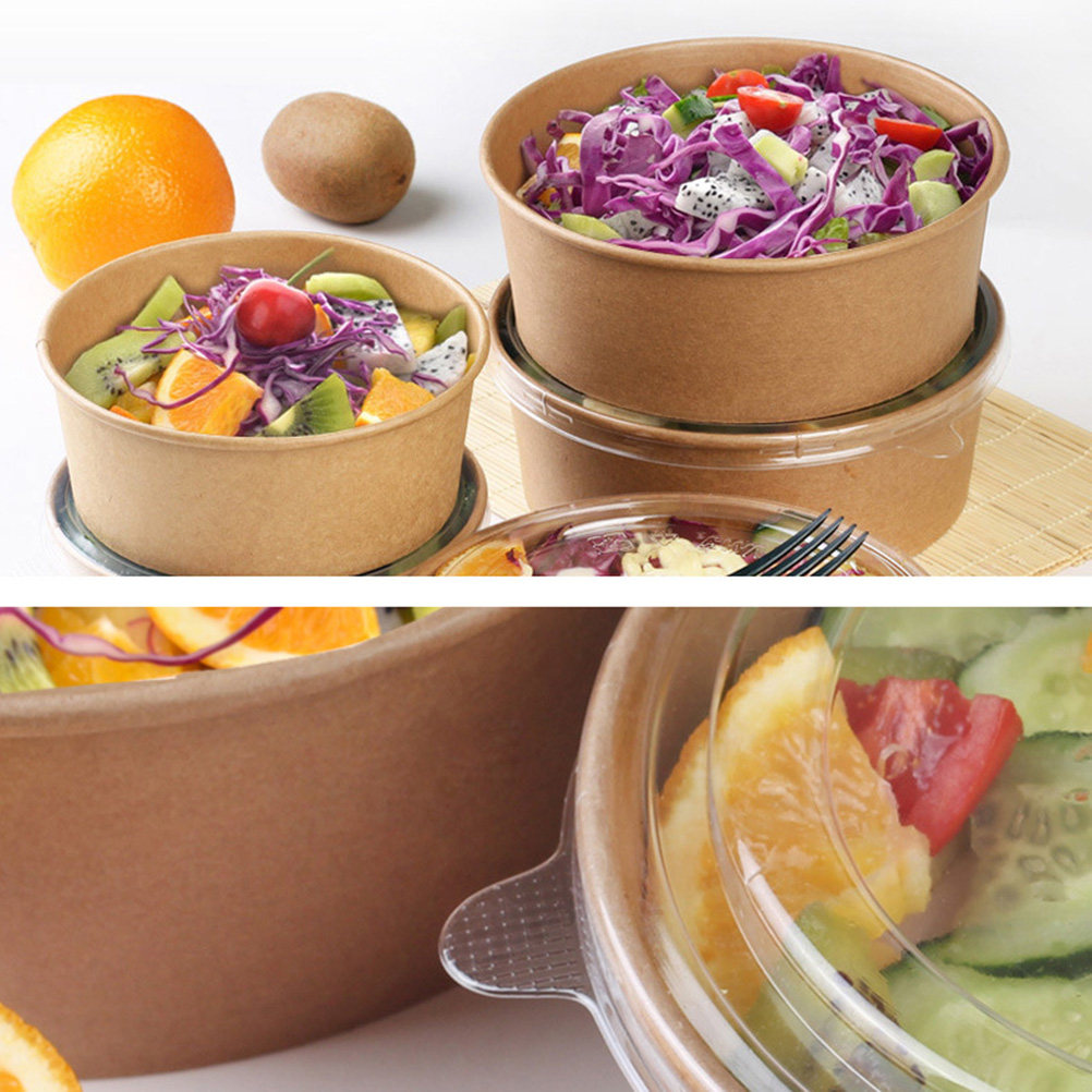 20 Buah Mangkuk Kertas Kraft A - Meal Prep Container ulasan dan harga