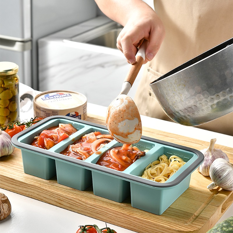 1pc Wadah Beku Silikon dengan  - Meal Prep Oatmeal ulasan dan harga