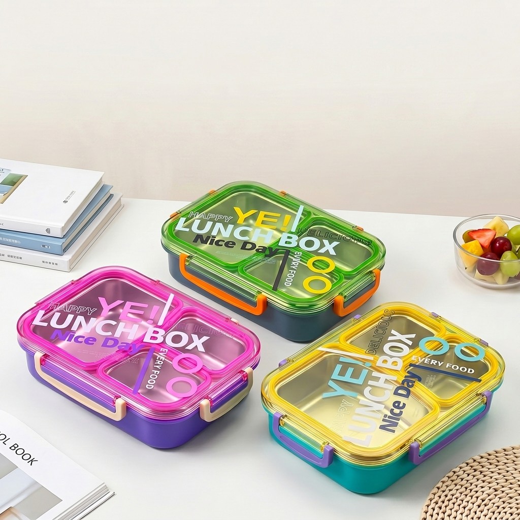 Kotak Makan Bento Stainless St - Meal Prep Or Prep Meal ulasan dan harga