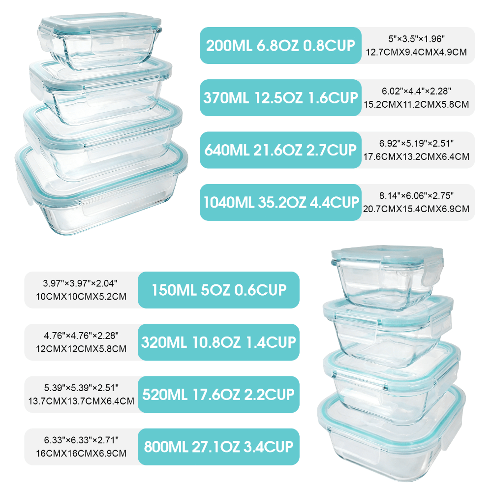 24 Pcs Set Wadah Penyimpanan M - Meal Prep Kit ulasan dan harga