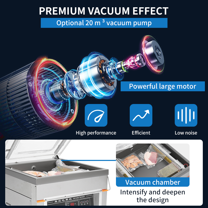 DZ600 Mesin Vacuum Sealer Satu - Meal Prep Or Prep Meal ulasan dan harga