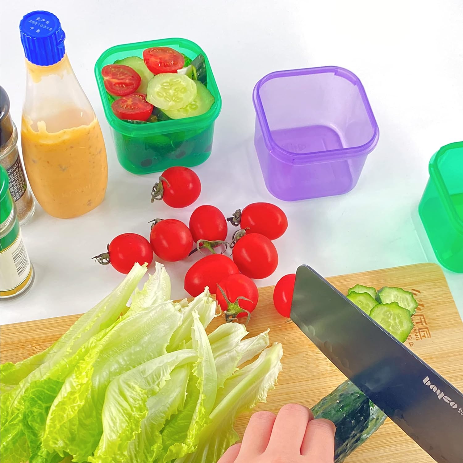 7 Buah Kit Wadah Kontrol Porsi - Meal Prep Kit ulasan dan harga