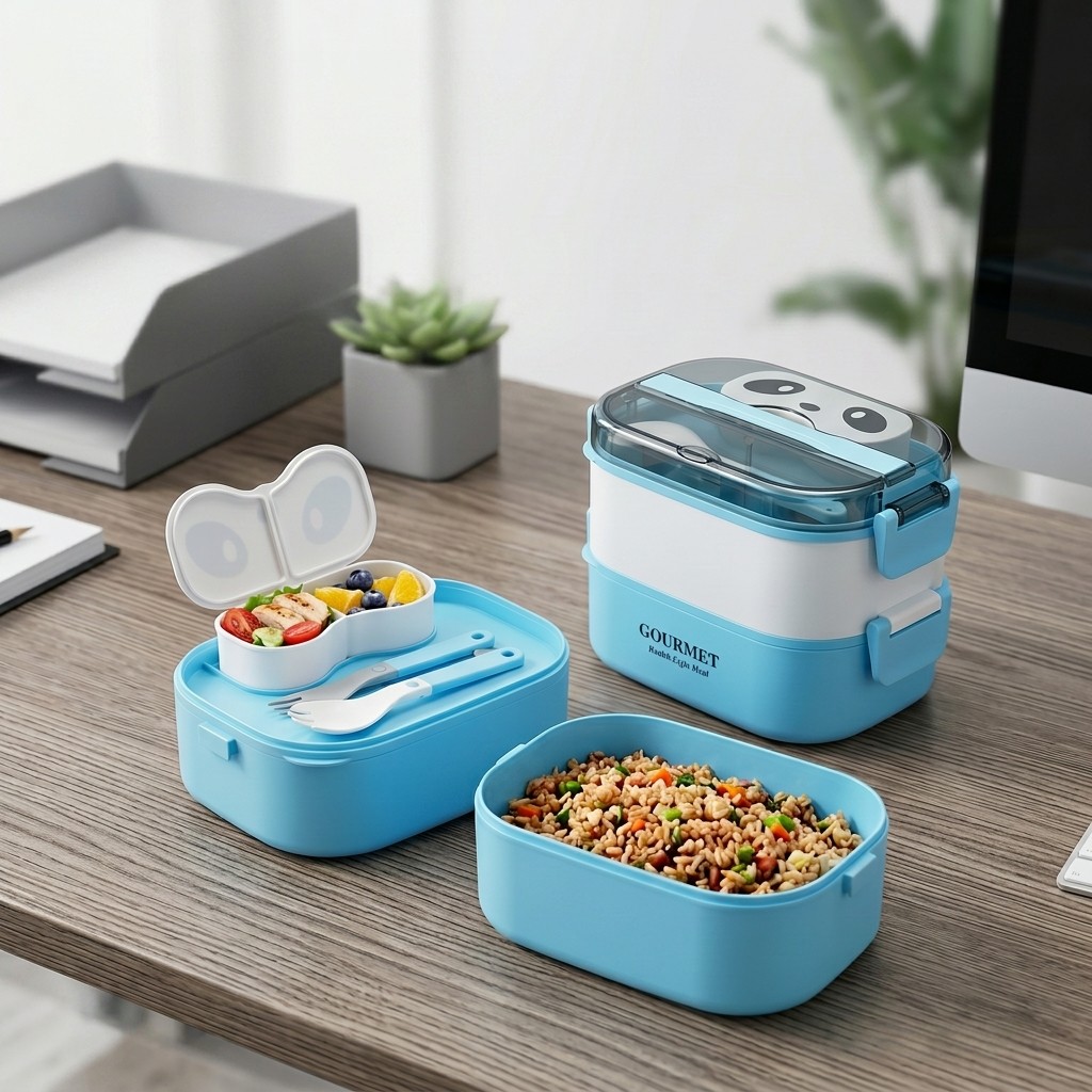 Kotak Bento Plastik untuk Micr - Meal Prep Or Prep Meal ulasan dan harga
