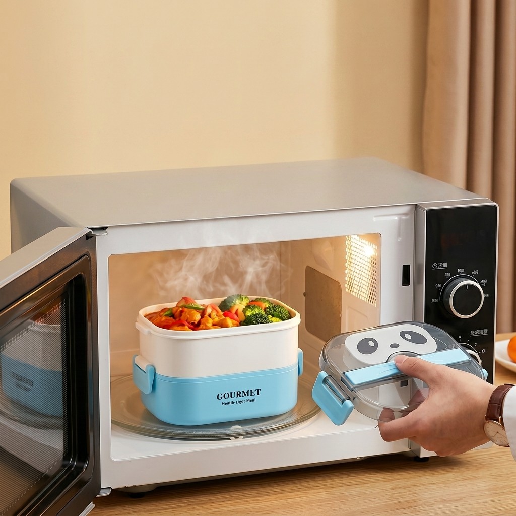 Kotak Bento Plastik untuk Micr - Meal Prep Or Prep Meal ulasan dan harga